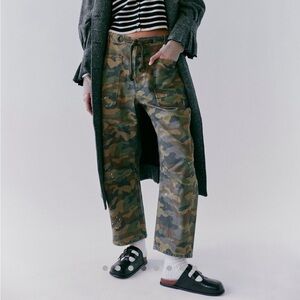Free People Moxie Jeans in Camo